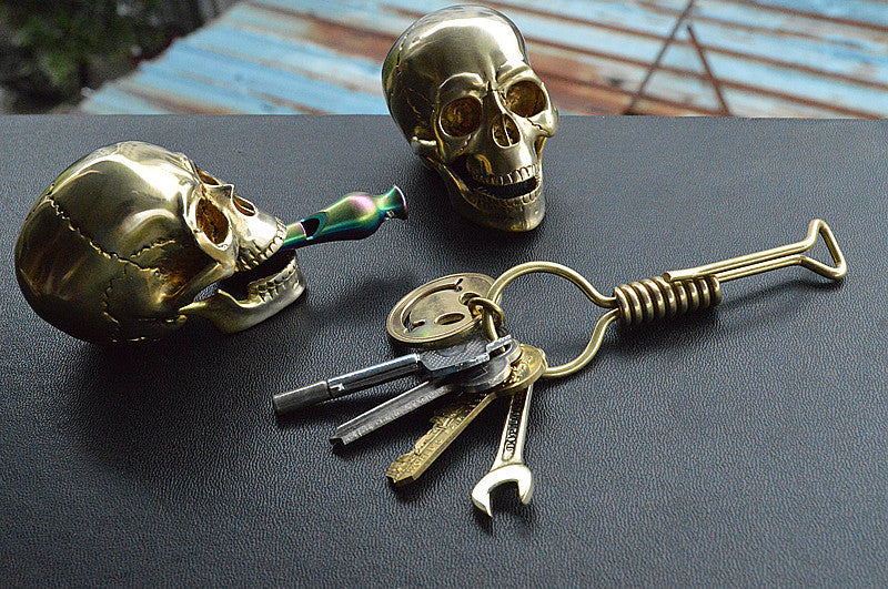 Decorative Brass Skull