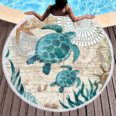 Round Beach Towel