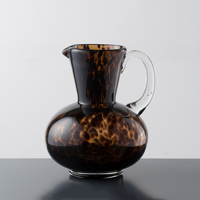 Tortoiseshell Glass Vase Decoration