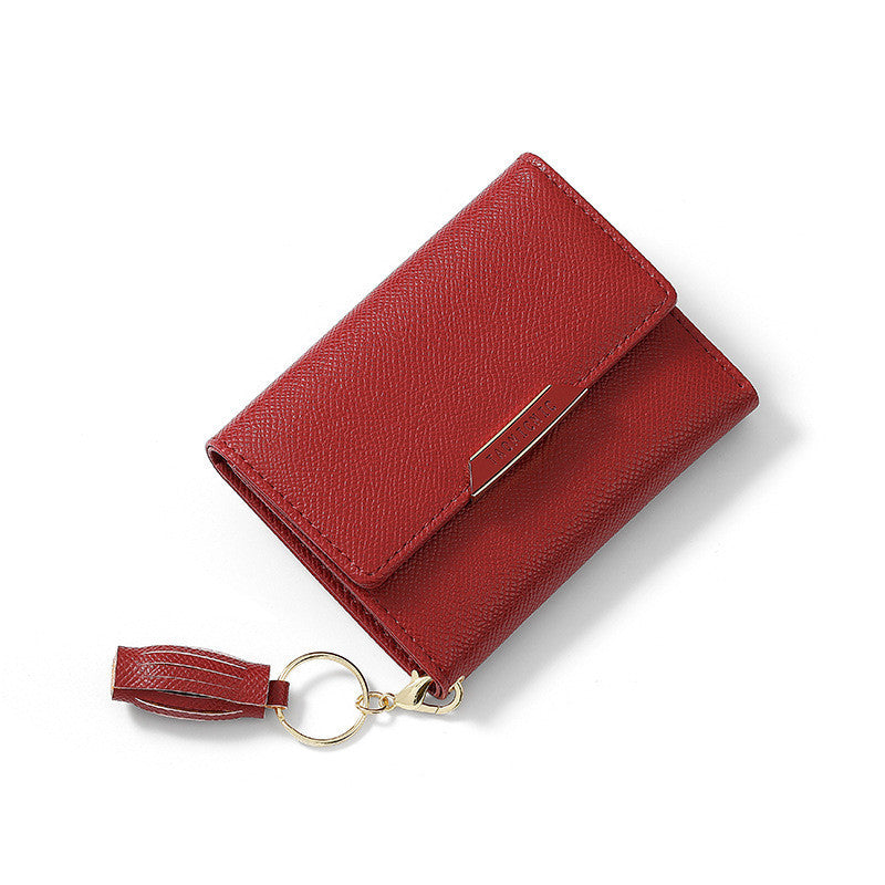 Short Tassel Small Wallet