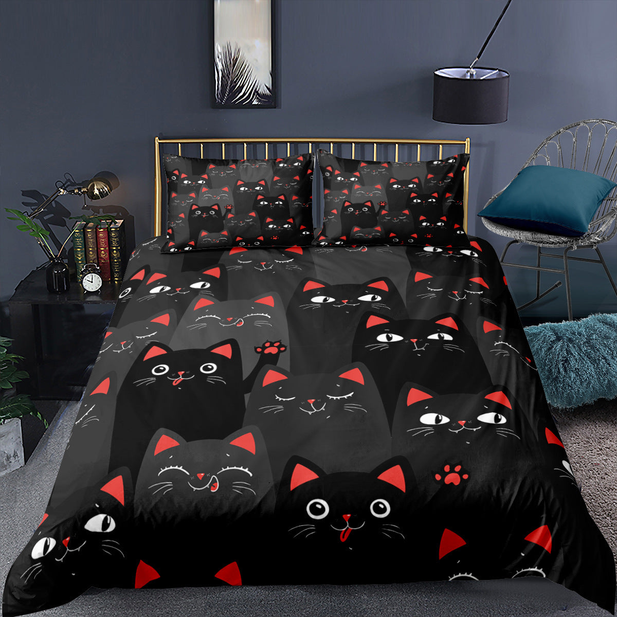 Kitty Series Quilt Cover And Pillowcase