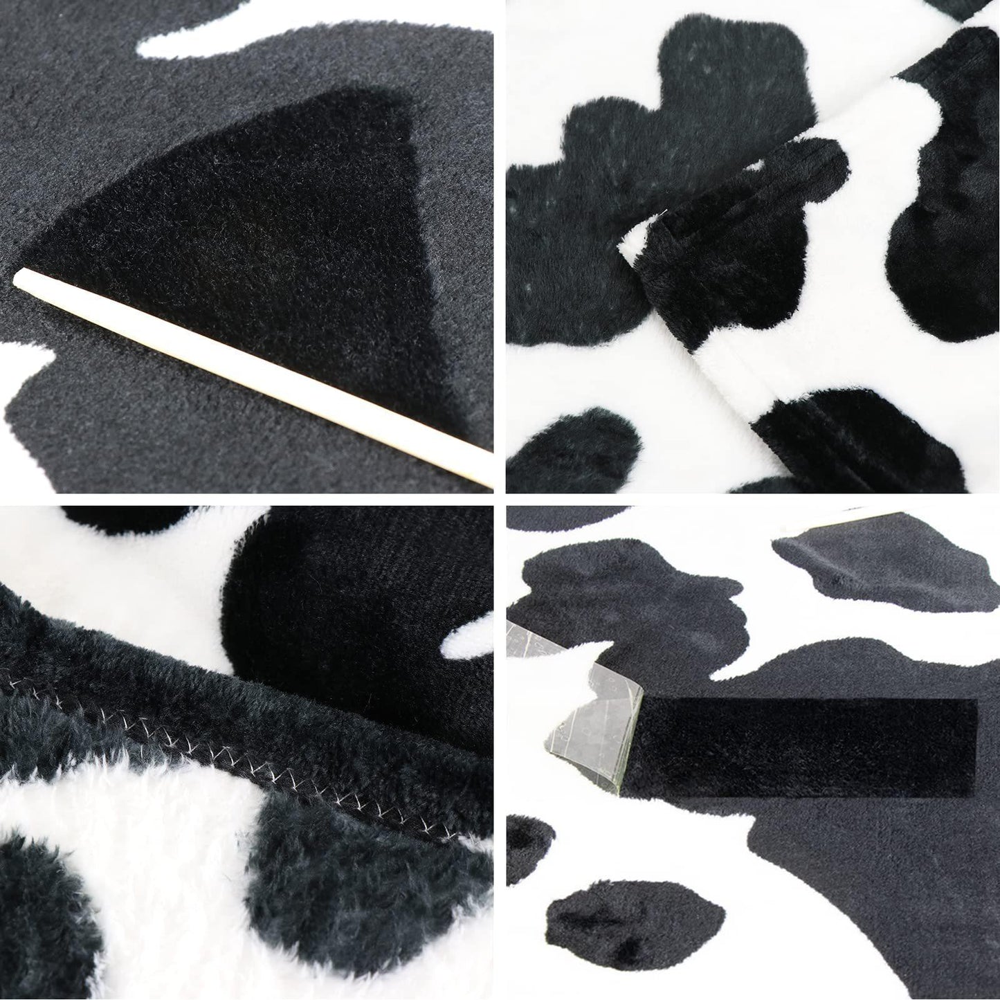 Cow Print Flannel Blanket