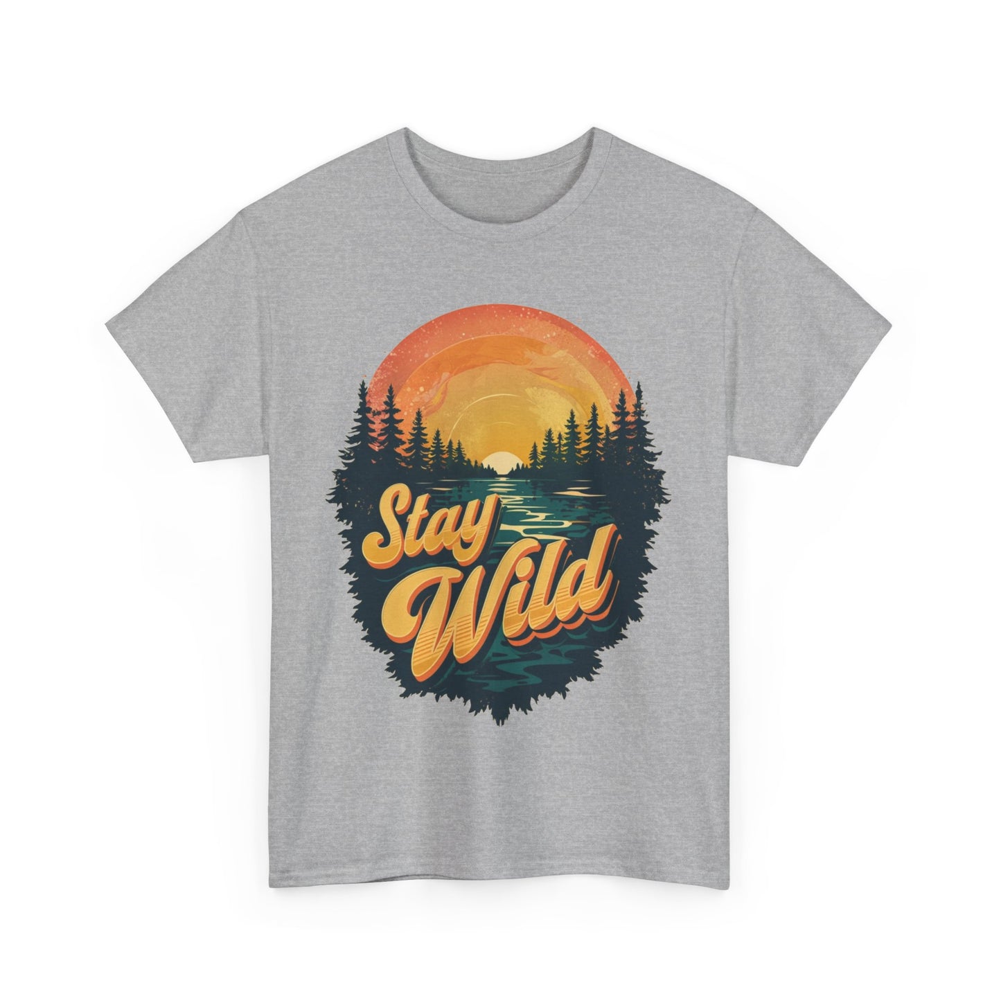 Stay Wild. Heavy Cotton T-Shirt