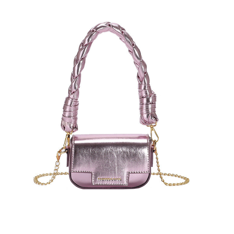 Versatile High-grade Chain Cross Body Small Square Bag