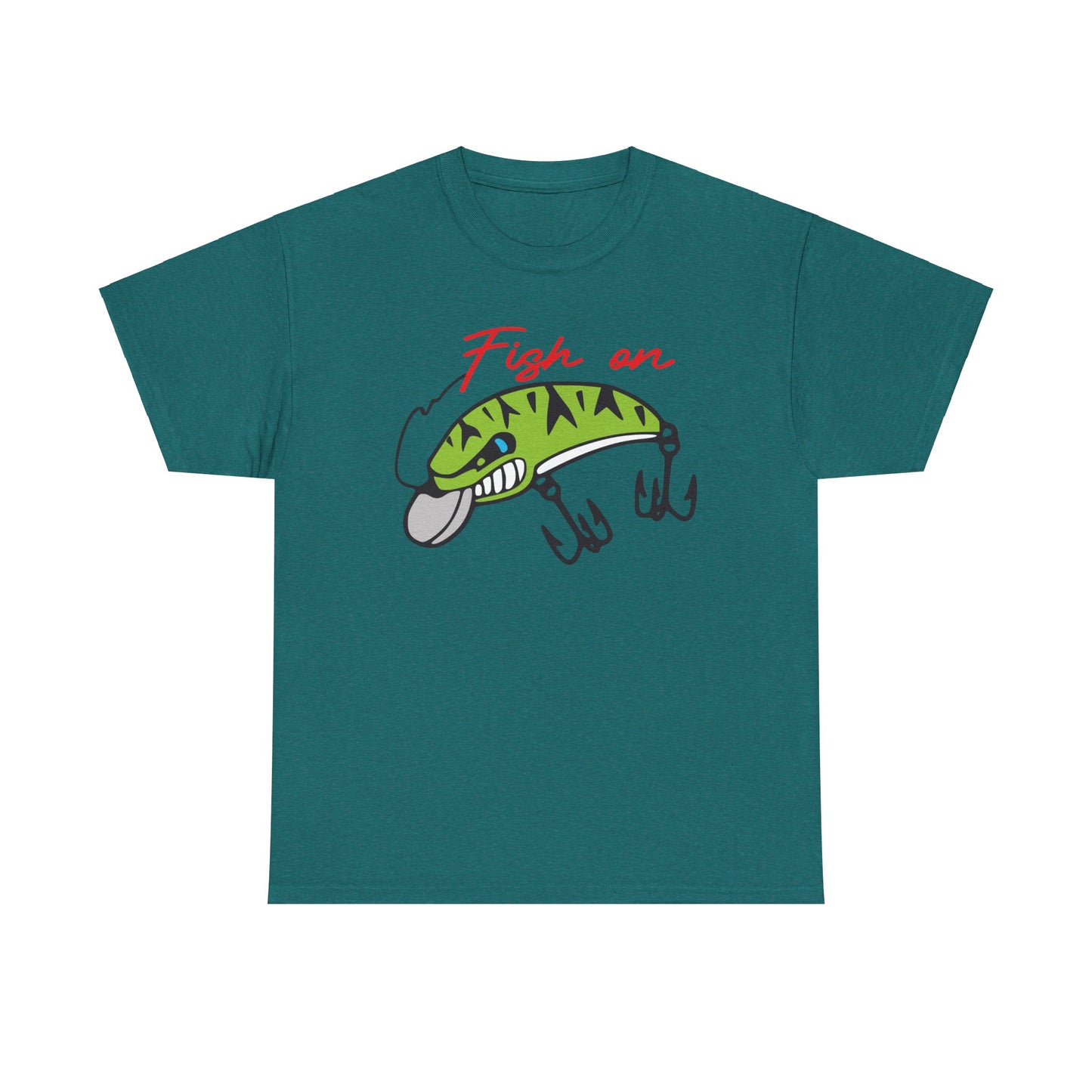 Fish on Lure Heavy Cotton T-Shirt