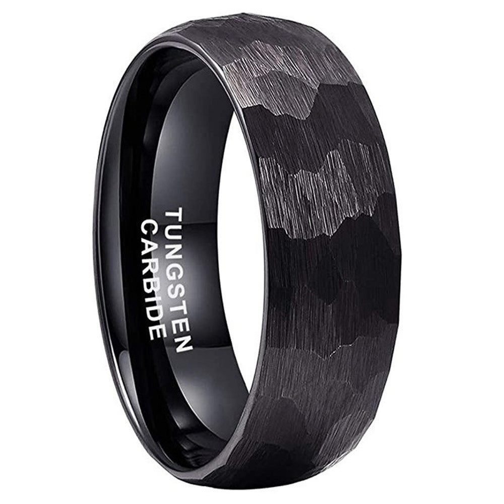 Men's Surface Tungsten Ring