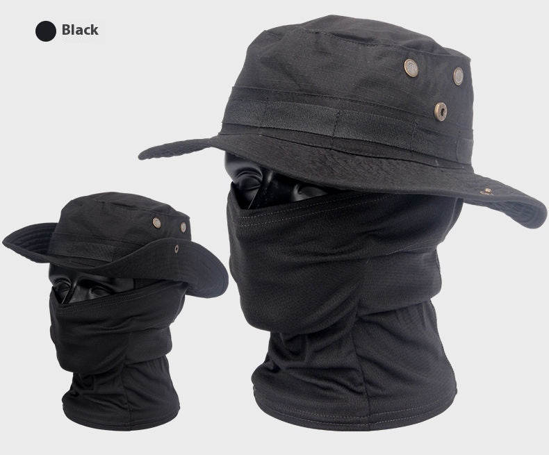 Sun-proof Bucket Hat with Mask