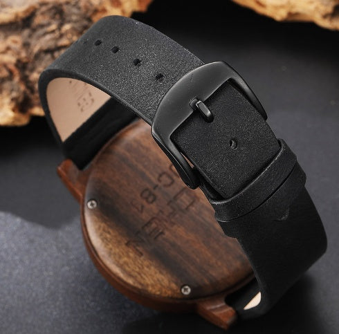 Multifunctional Compass Wood Watch