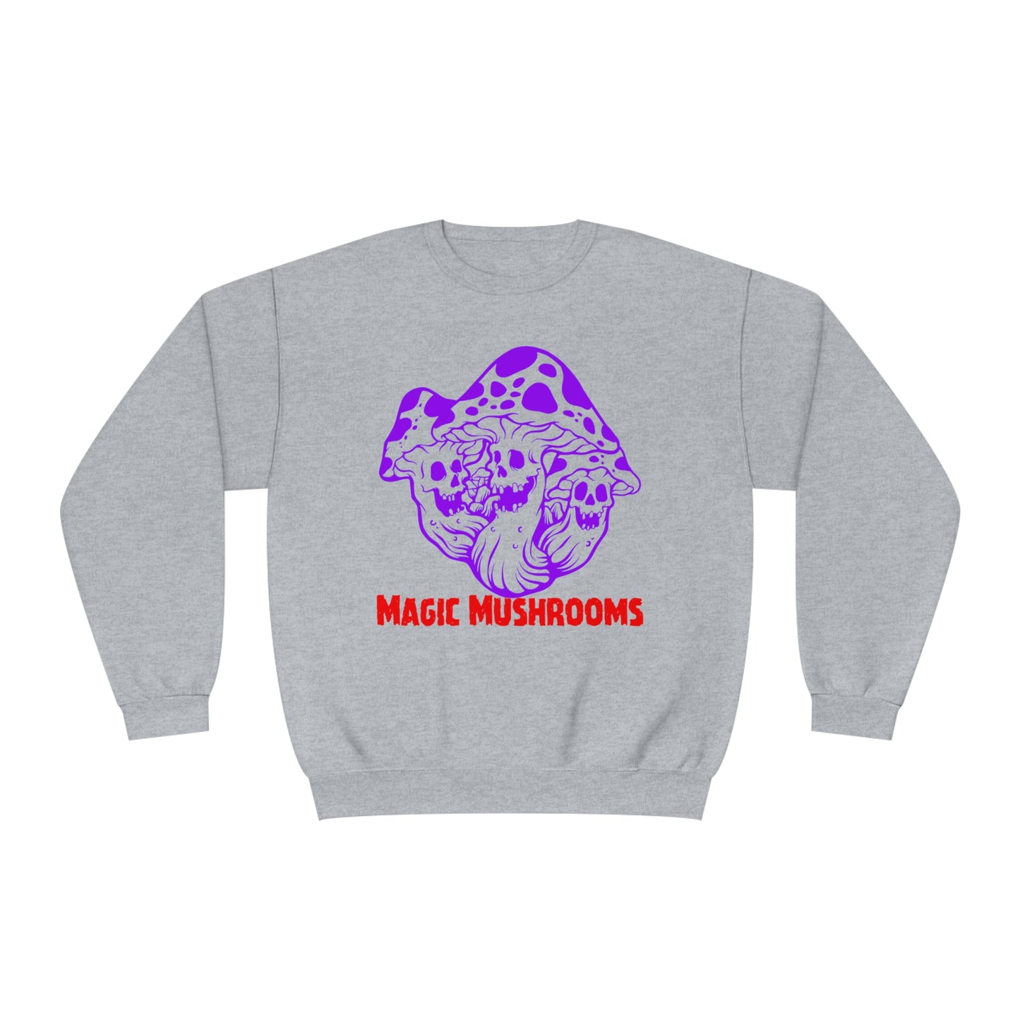 Magic Mushrooms, Unisex NuBlend® Crewneck Sweatshirt