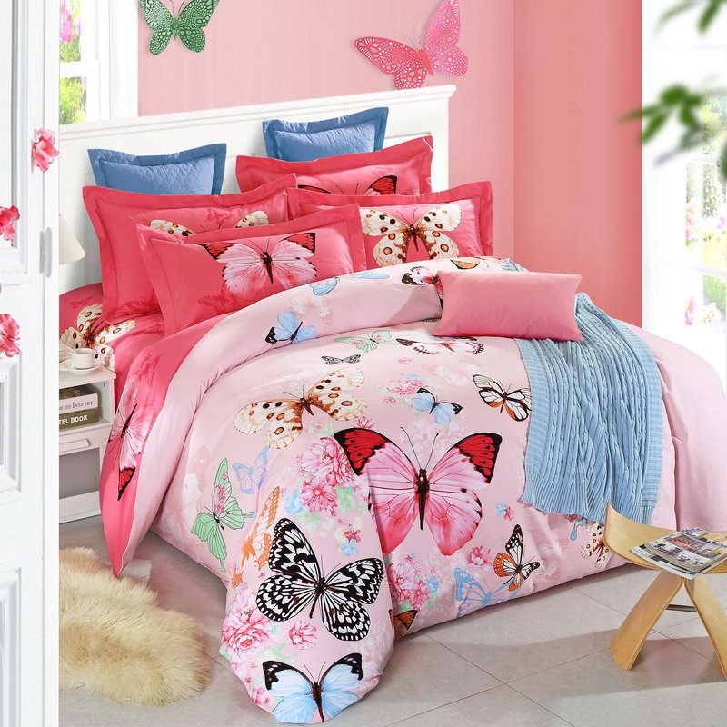 Four-piece cotton bed set