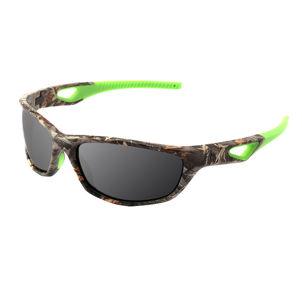 Camouflage sports polarized sunglasses