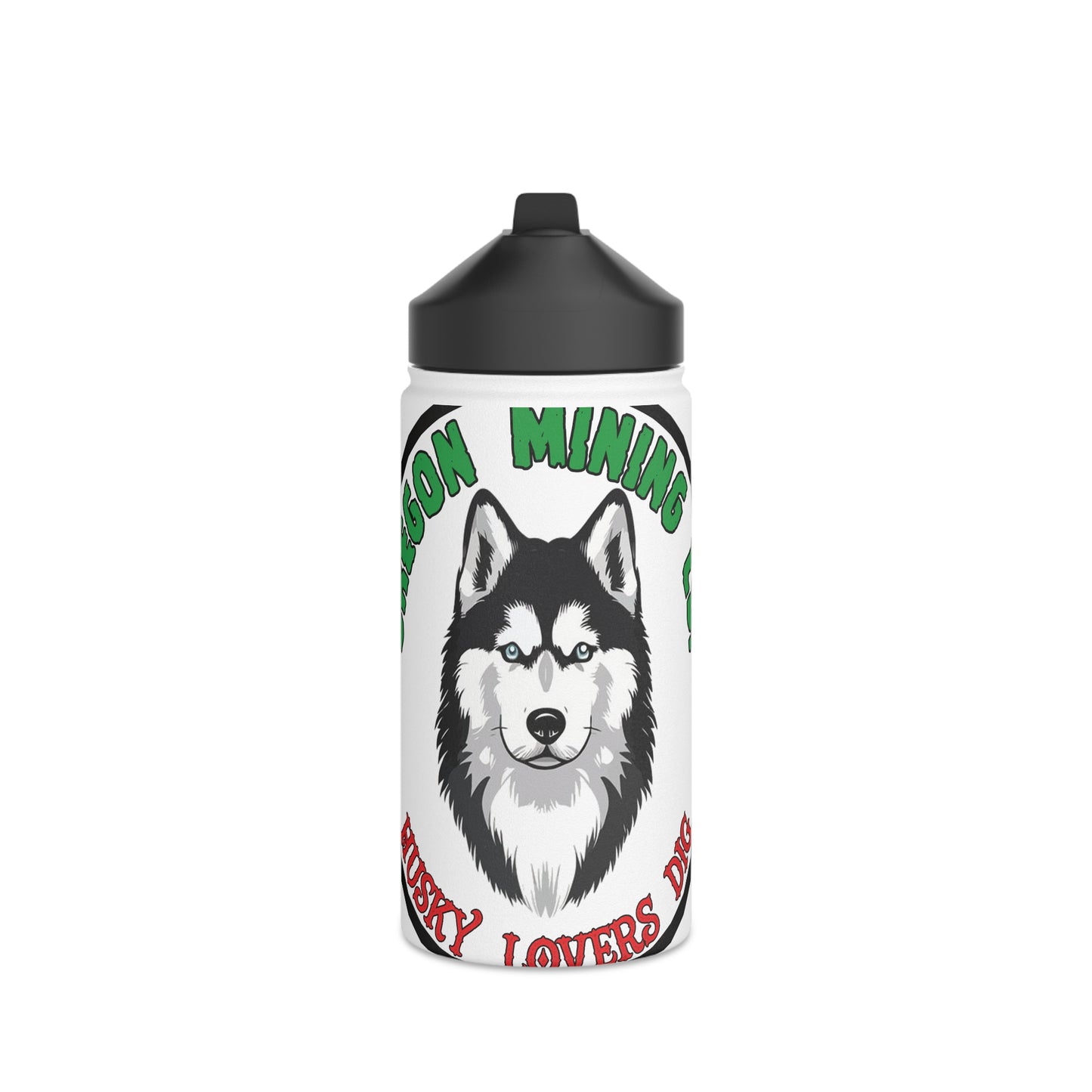 Oregon Mining Co. Husky Lovers Dig. Stainless Steel Water Bottle