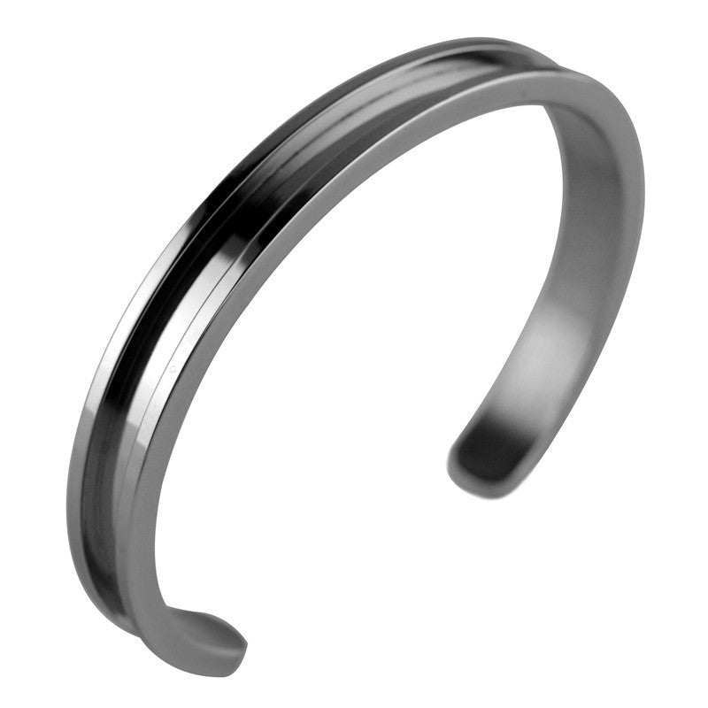 Open Groove Rubber Band Bracelet