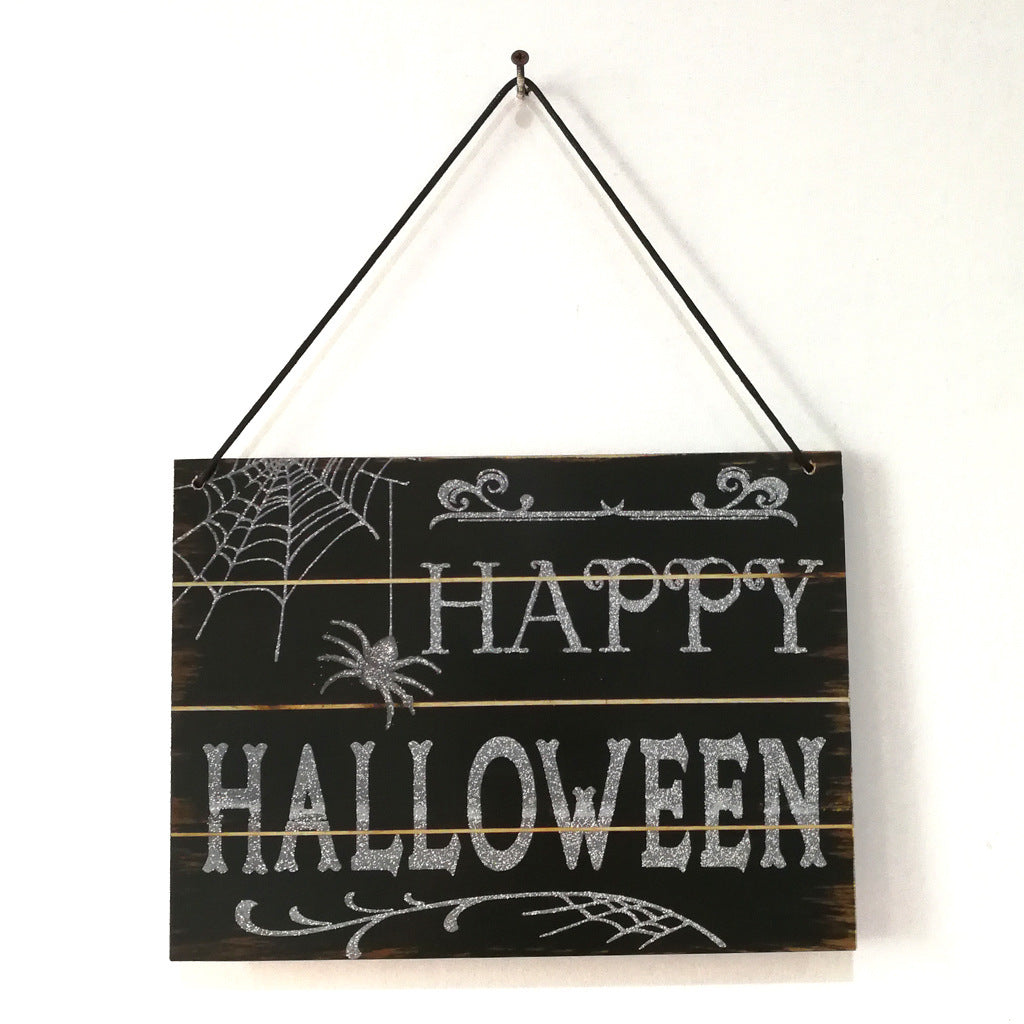 Halloween decoration hanging board