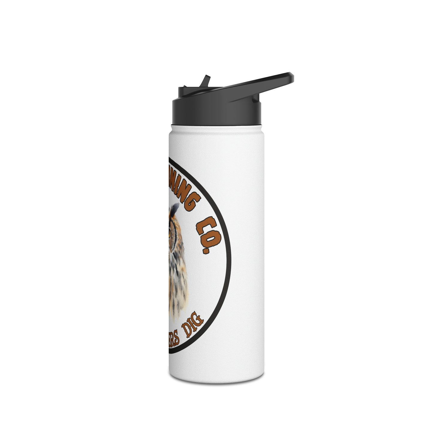 Oregon Mining Co. Owl Lovers Dig. Stainless Steel Water Bottle