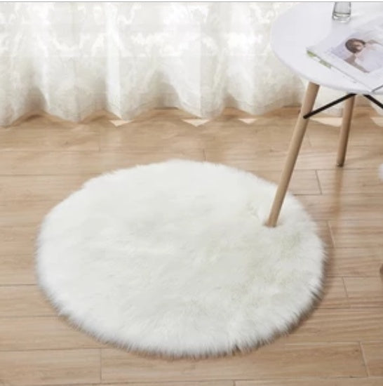 Plush Round Rug