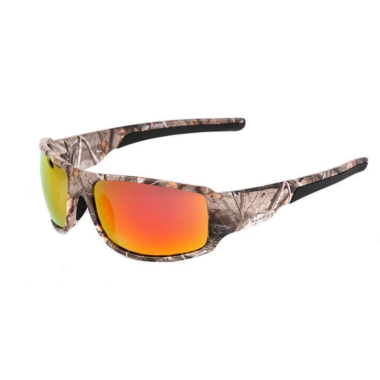 Camouflage polarizing sunglasses