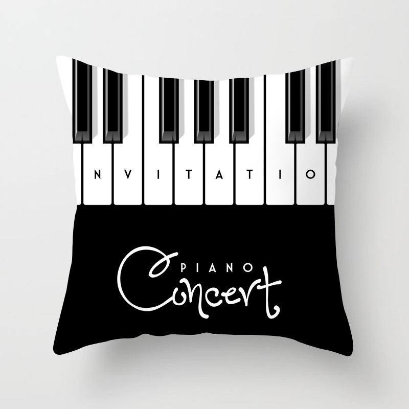 Black and White Cushion Cover