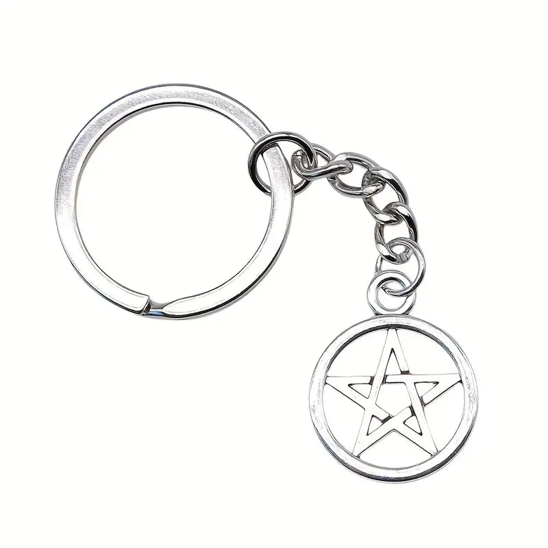 Pentagram Keychain.