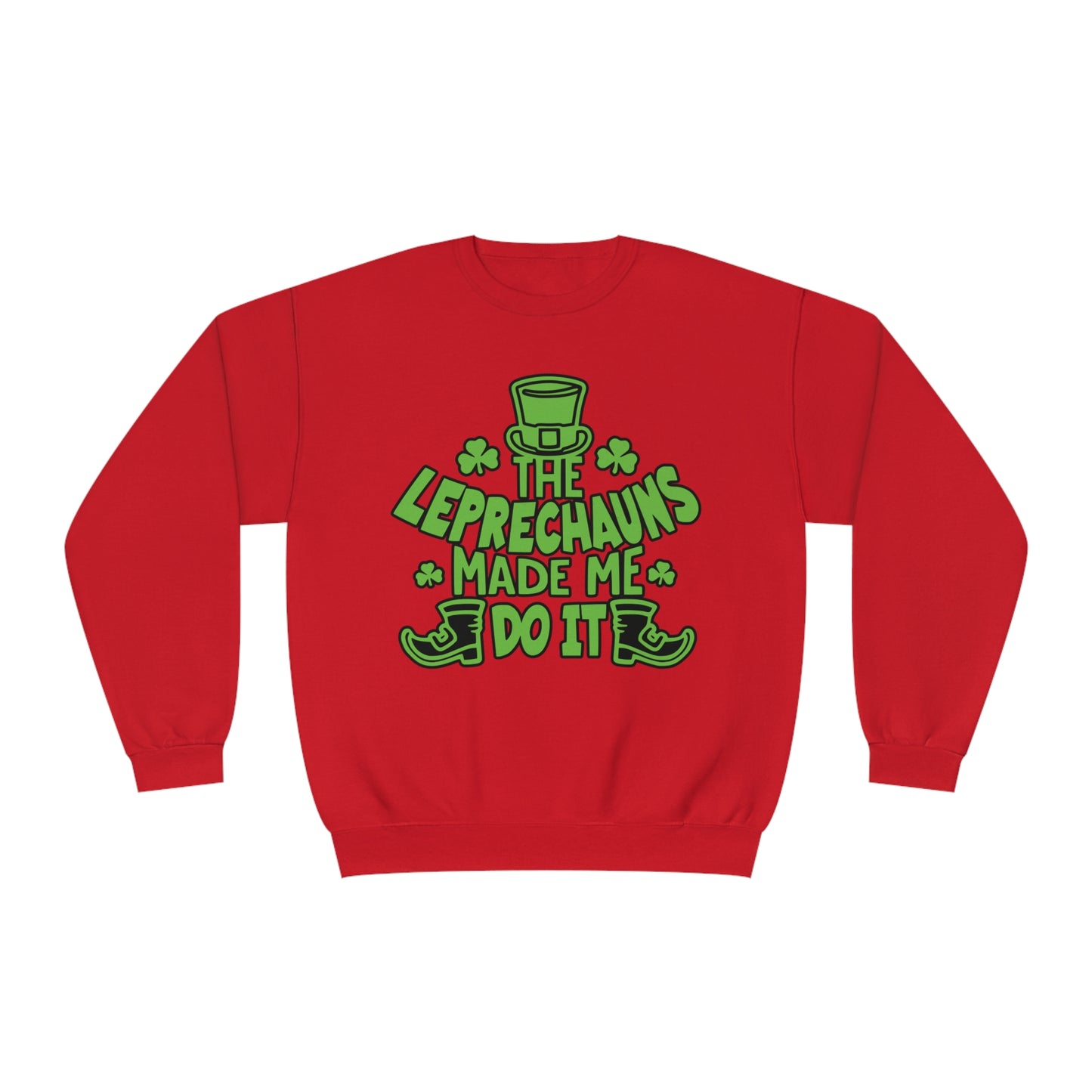 The Leprechauns Made Me Do it.., Unisex NuBlend® Crewneck Sweatshirt