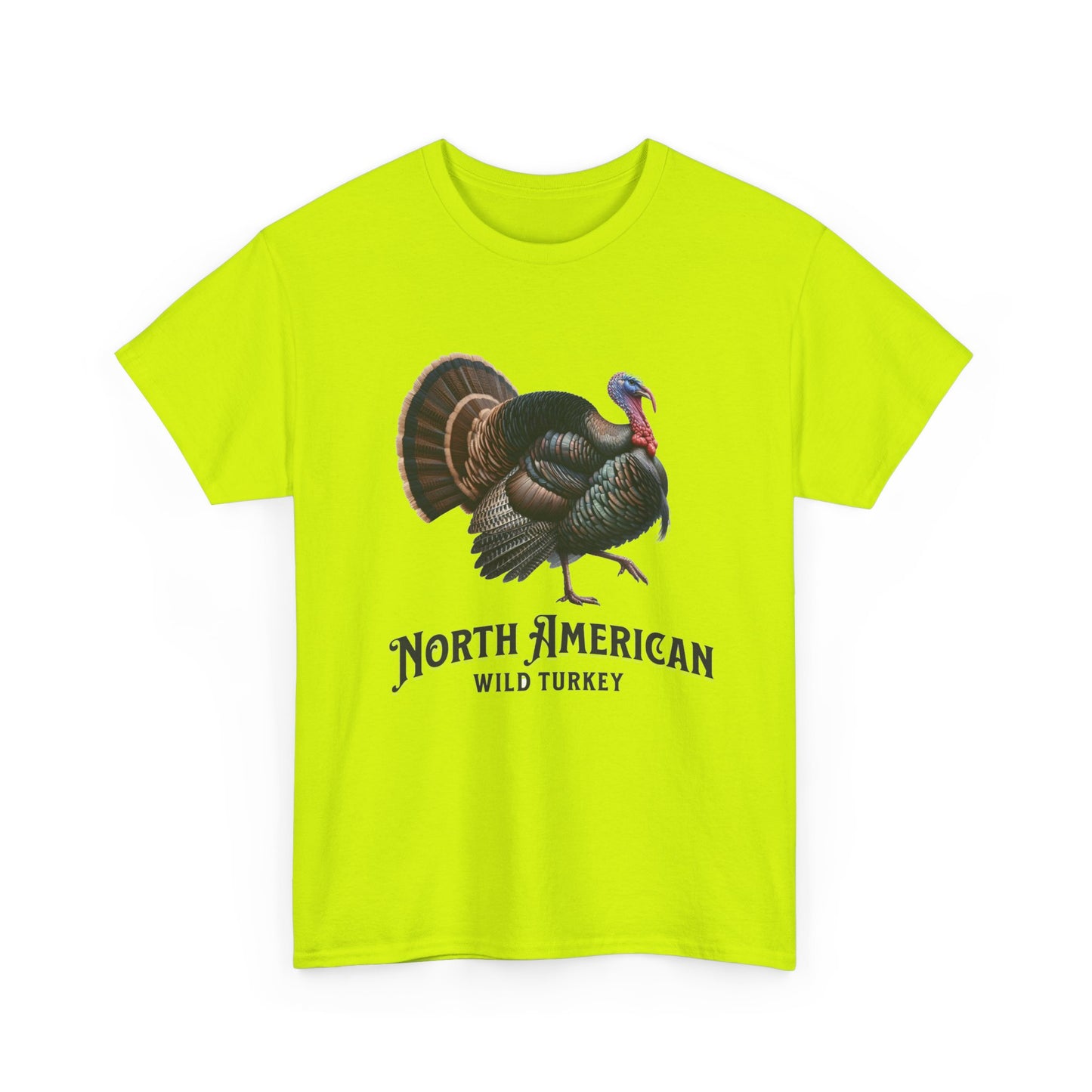 North American Wild Turkey. Heavy Cotton T-Shirt