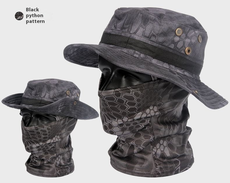 Sun-proof Bucket Hat with Mask