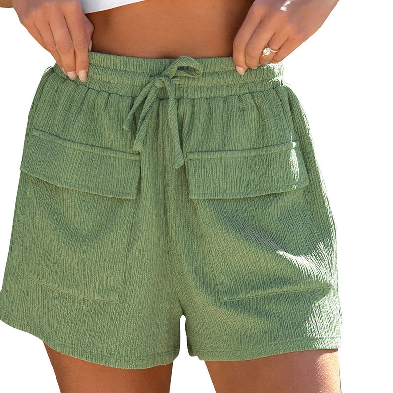 Womens Drawstring Shorts with Pockets