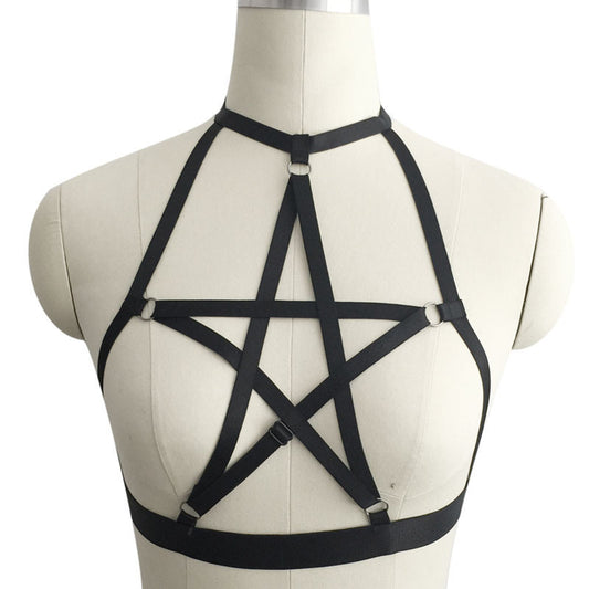 Pentagonal Bra Top Spandex Adjustment