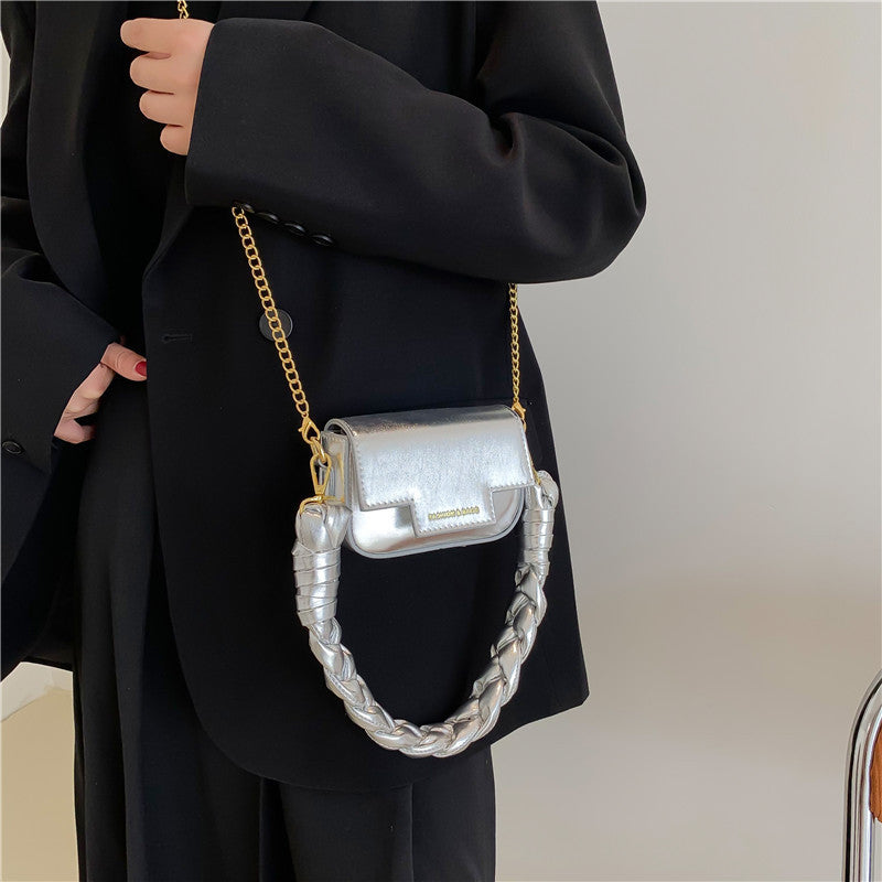 Versatile High-grade Chain Cross Body Small Square Bag