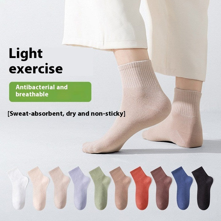 Antibacterial Breathable Cotton Socks