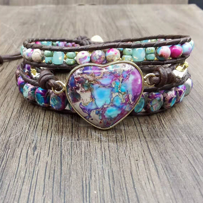 Emperor Stone Beaded Bracelet