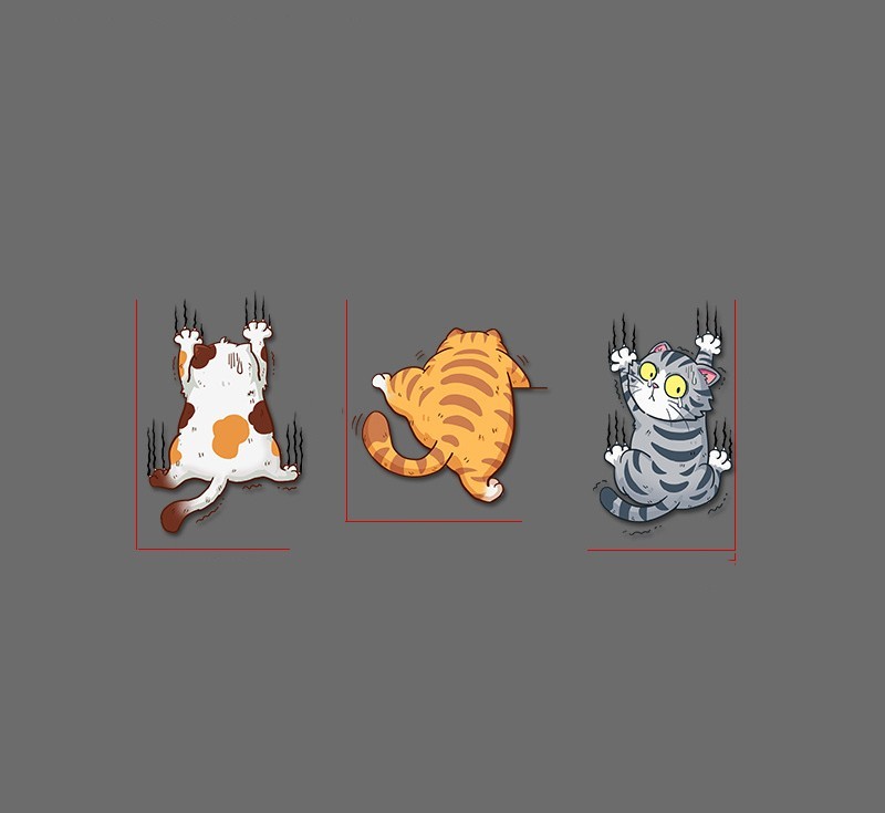 Scratch Pet Cat Car Sticker