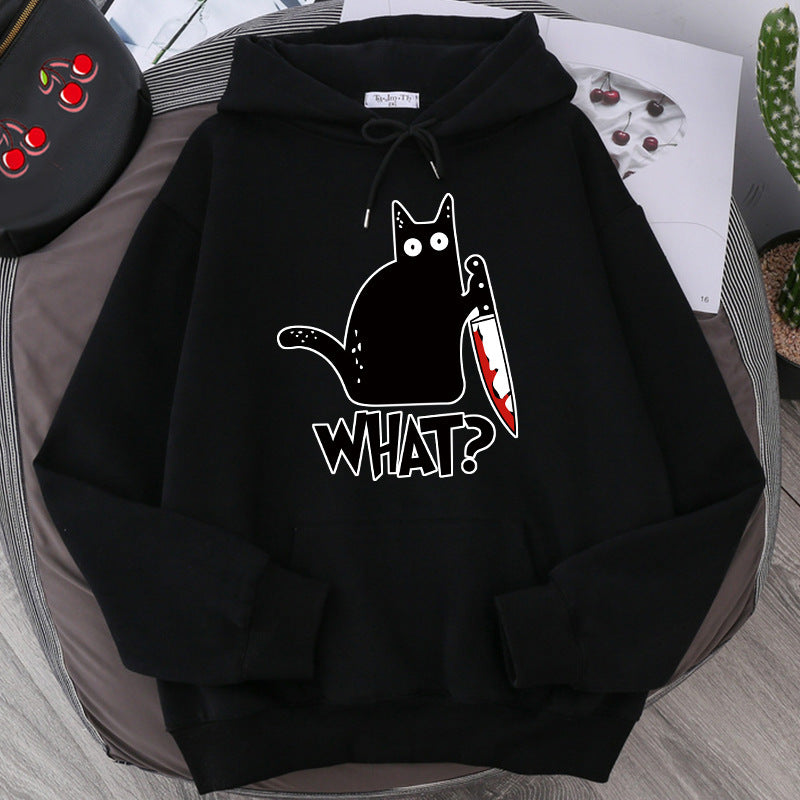 Killer Black Cat Hoodie