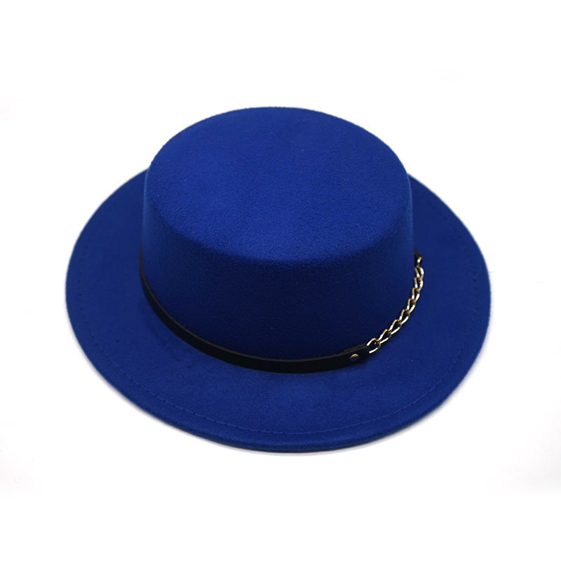 British Style Flat Top Hat