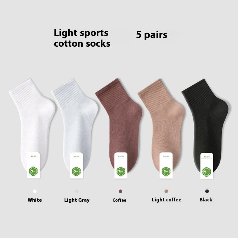 Antibacterial Breathable Cotton Socks