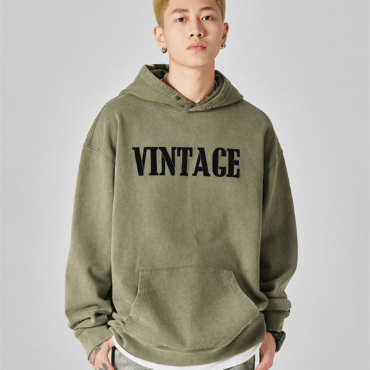 Men's Casual Hooded Cotton Sweater