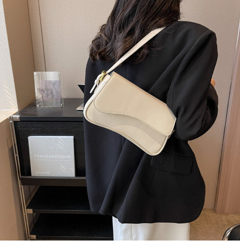 Flip Magnetic Buckle Shoulder Bag