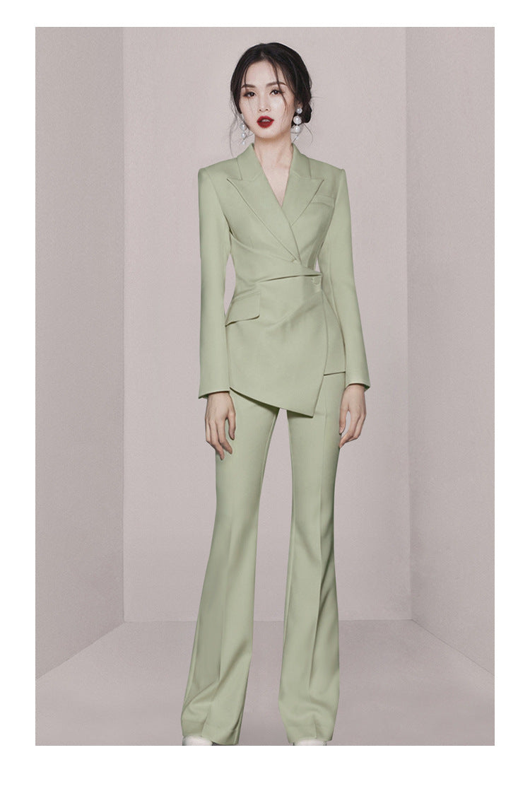 High-grade Retro Pleated Suit