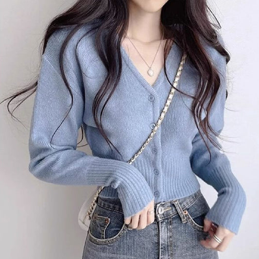 Short Knitted Cardigan