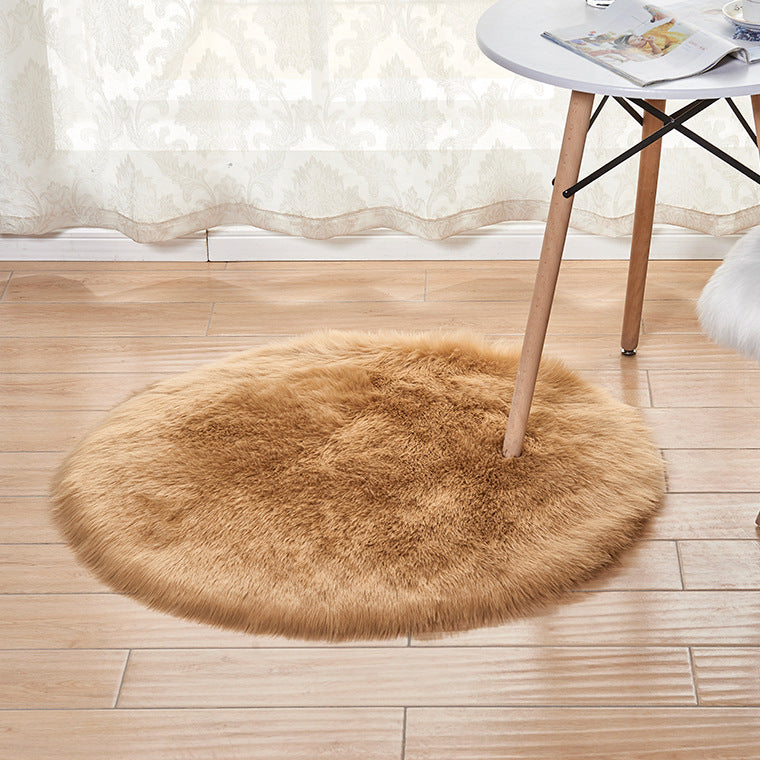 Plush Round Rug