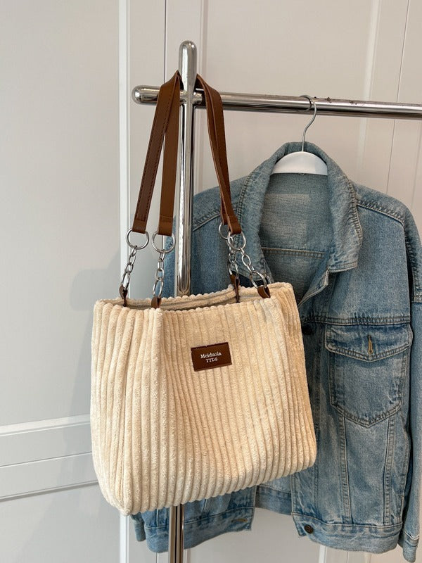 Corduroy Shoulder Bag