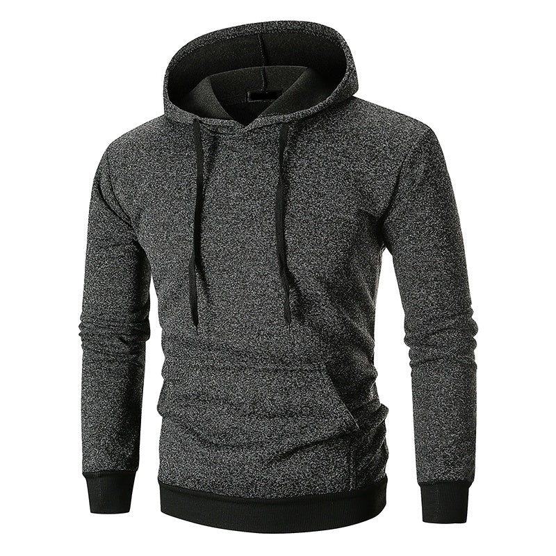 Men's Large Pocket Pullover Hooded  Sweatshirt