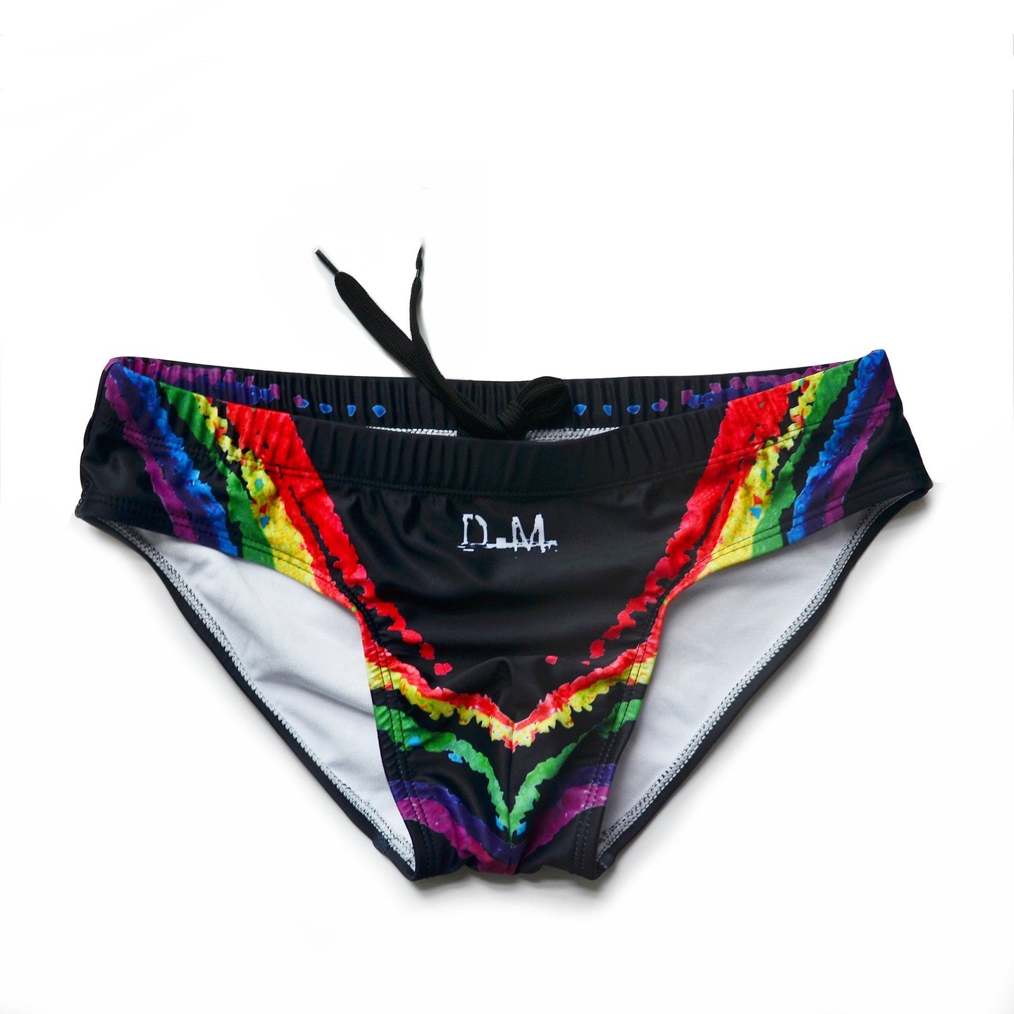 Low Waist Sexy Rainbow Printed Briefs