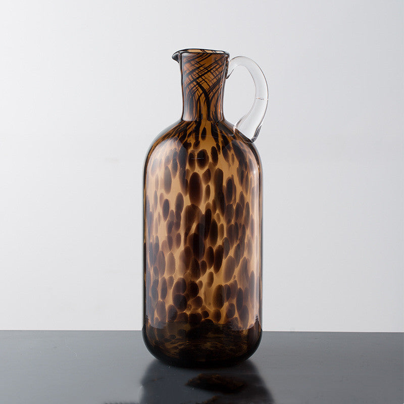 Tortoiseshell Glass Vase Decoration