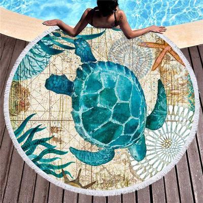 Round Beach Towel