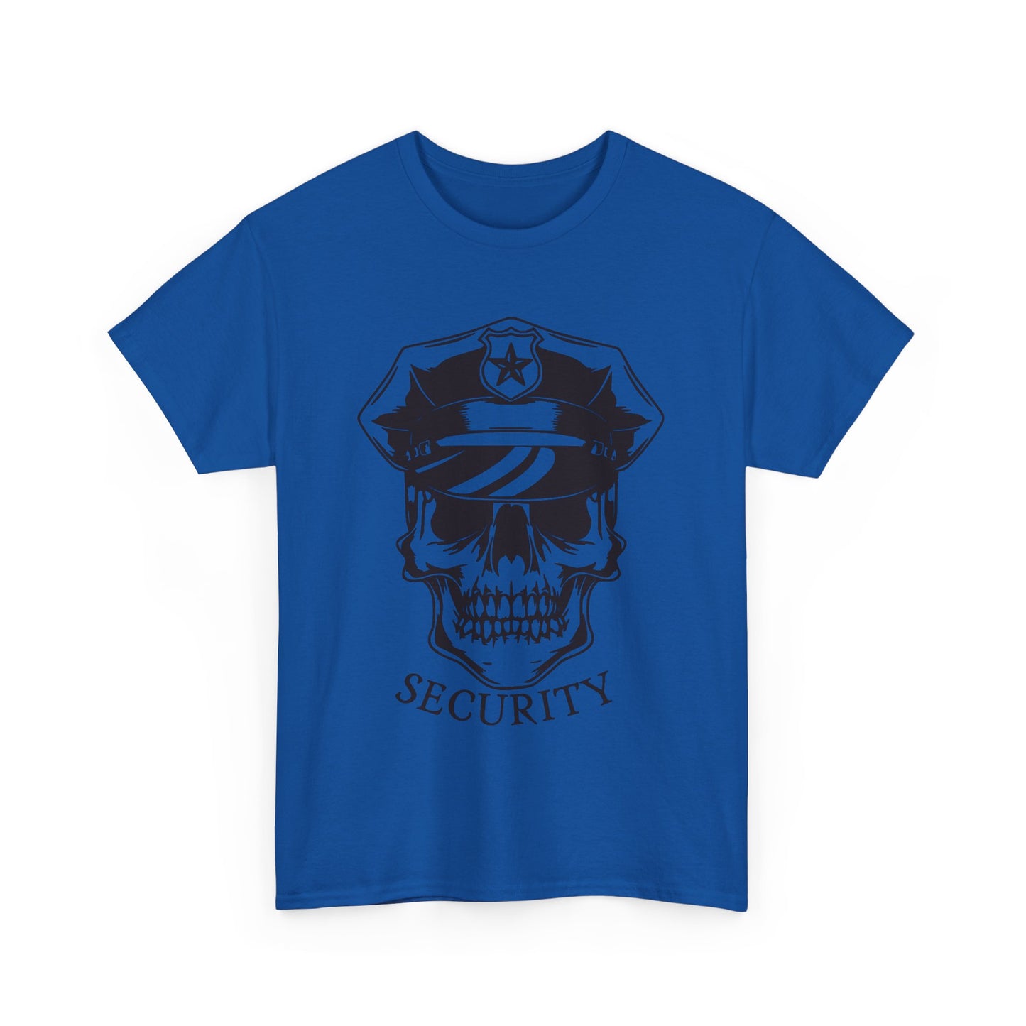 Security Skull. Heavy Cotton T-Shirt