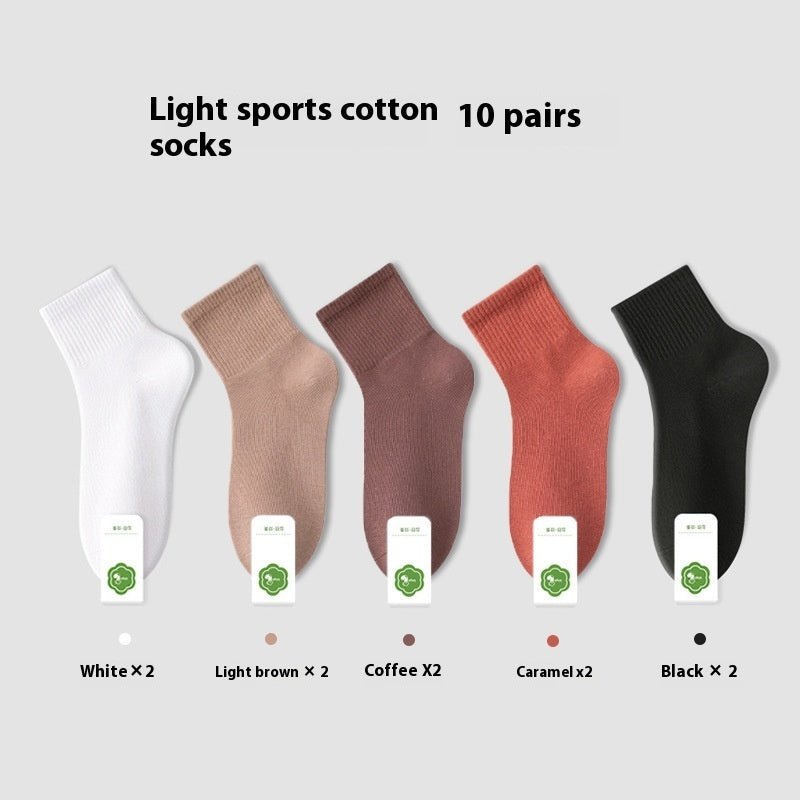 Antibacterial Breathable Cotton Socks