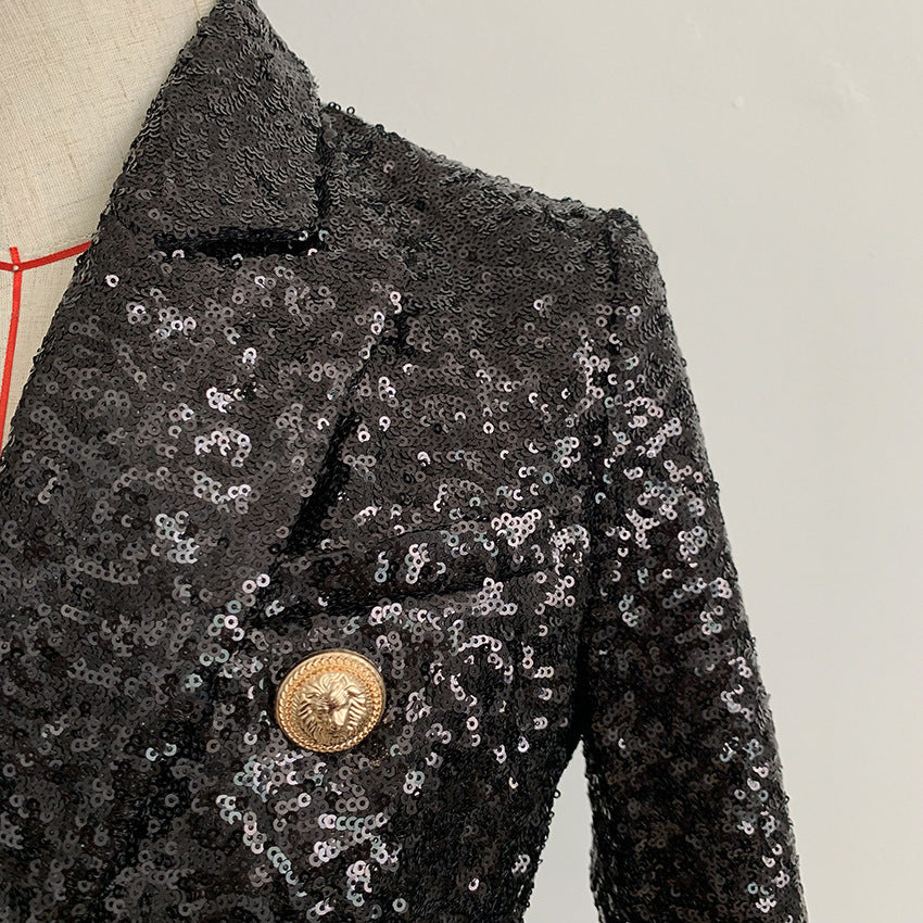 Sequin suit jacket