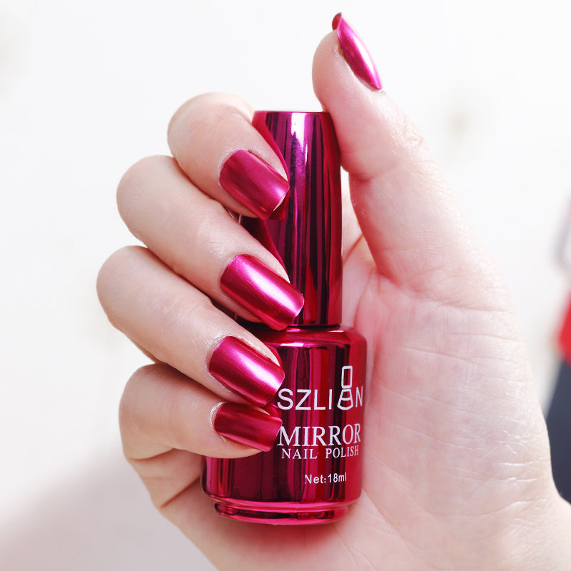 Mirror nail polish metal colors