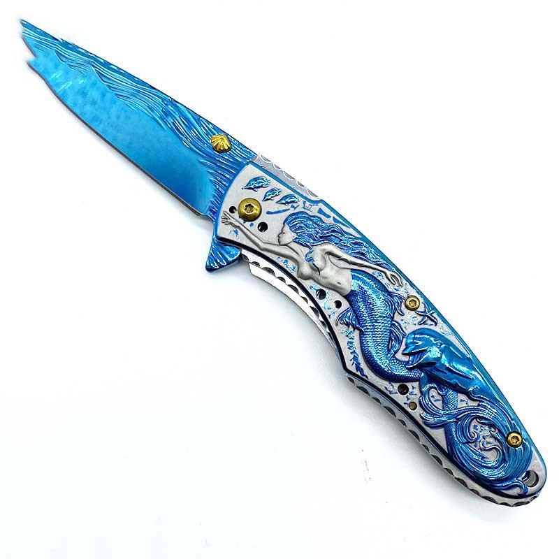 Mermaid Folding Knife